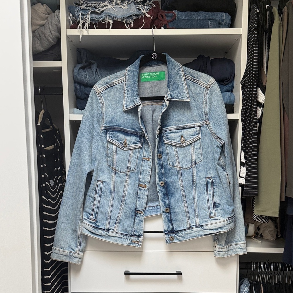 United Colors Of Benetton Light Blue Denim Jacket